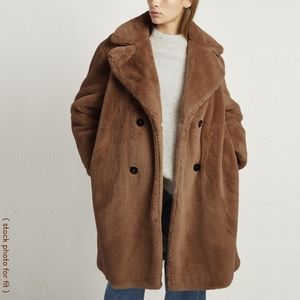 French Connection Annie Faux Shearling Coat